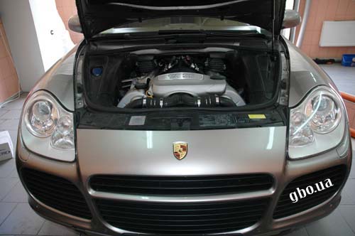 Газобалонное оборудование на Porsche Cayenne Turbo (Порше Кайен)