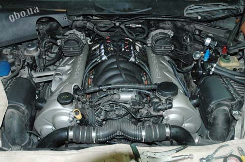 Газобалонное оборудование на Porsche Cayenne Turbo (Порше Кайен)