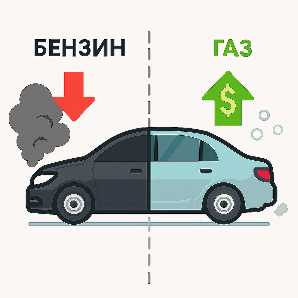 Преимущества езды на газу