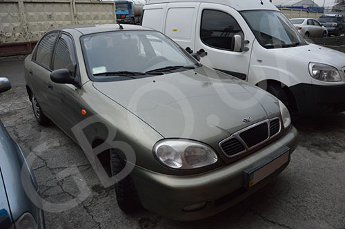 Daewoo Lanos 1.5 із встановленим ГБО.