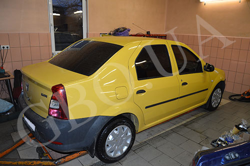 Dacia Logan 1.4 с установленным ГБО.