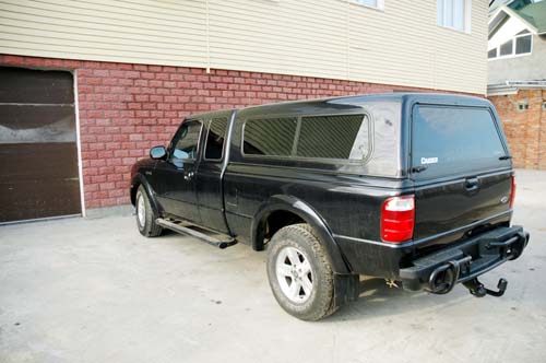 Ford Ranger (Форд Рейнджер), работающий на пропане, вид сзади.