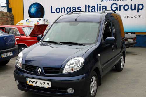 Фотография Renault Kangoo c ГБО Longas