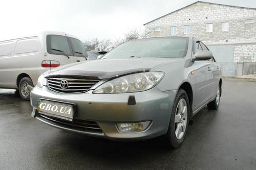 Toyota Camry с установленным ГБО Prins.